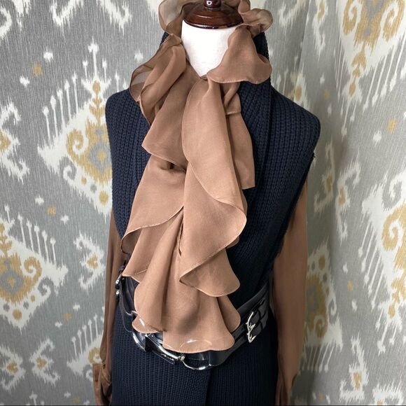 Ralph Lauren Black Cashmere Blend Lamb Shearling Flat Knit Open Front Cardigan - Picture 11 of 16